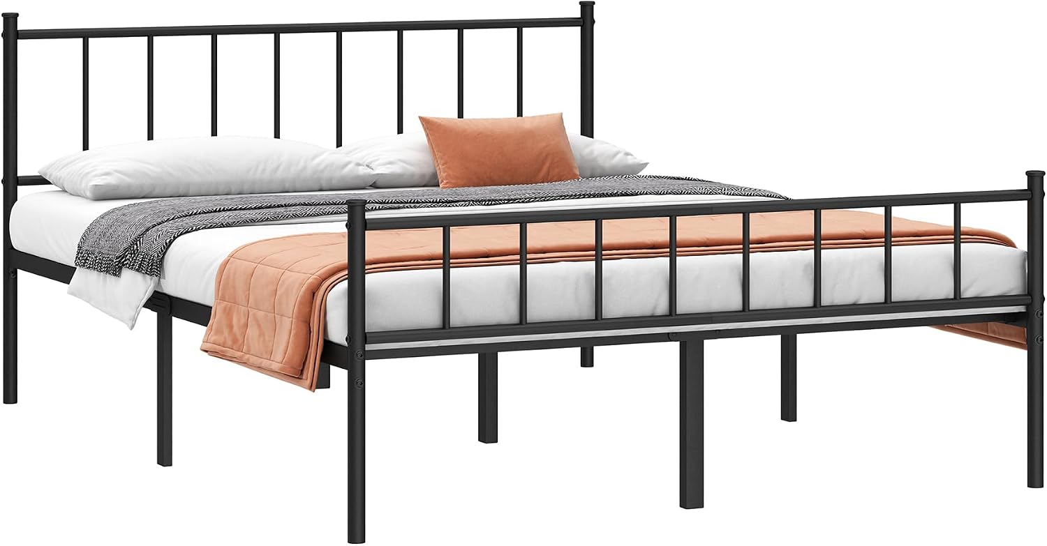 Queen Metal Underbed Storage Bed