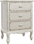 Distressed White Chic Storage Cupboard
