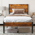 Sturdy Twin Metal Platform Bed Frame