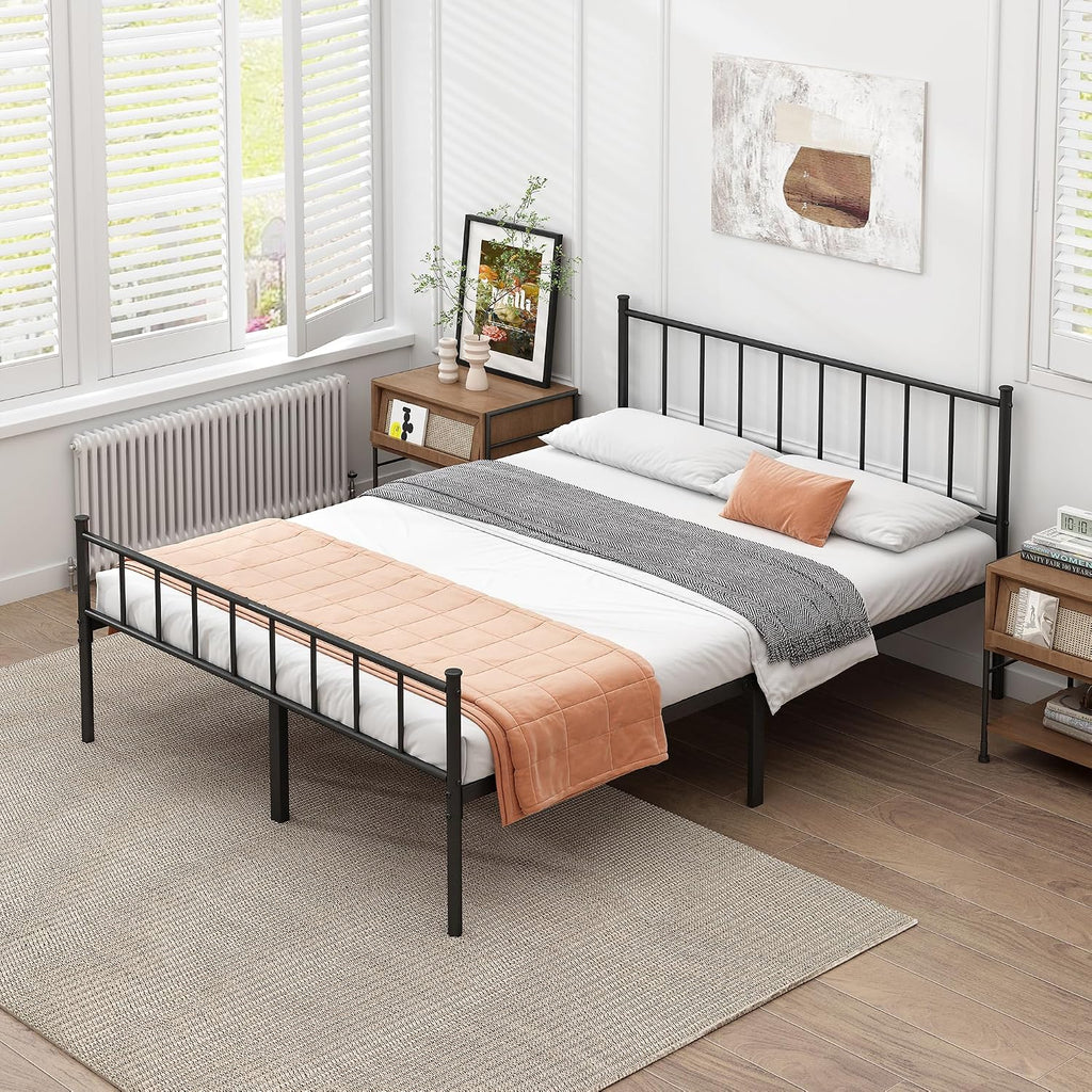 Queen Metal Underbed Storage Bed