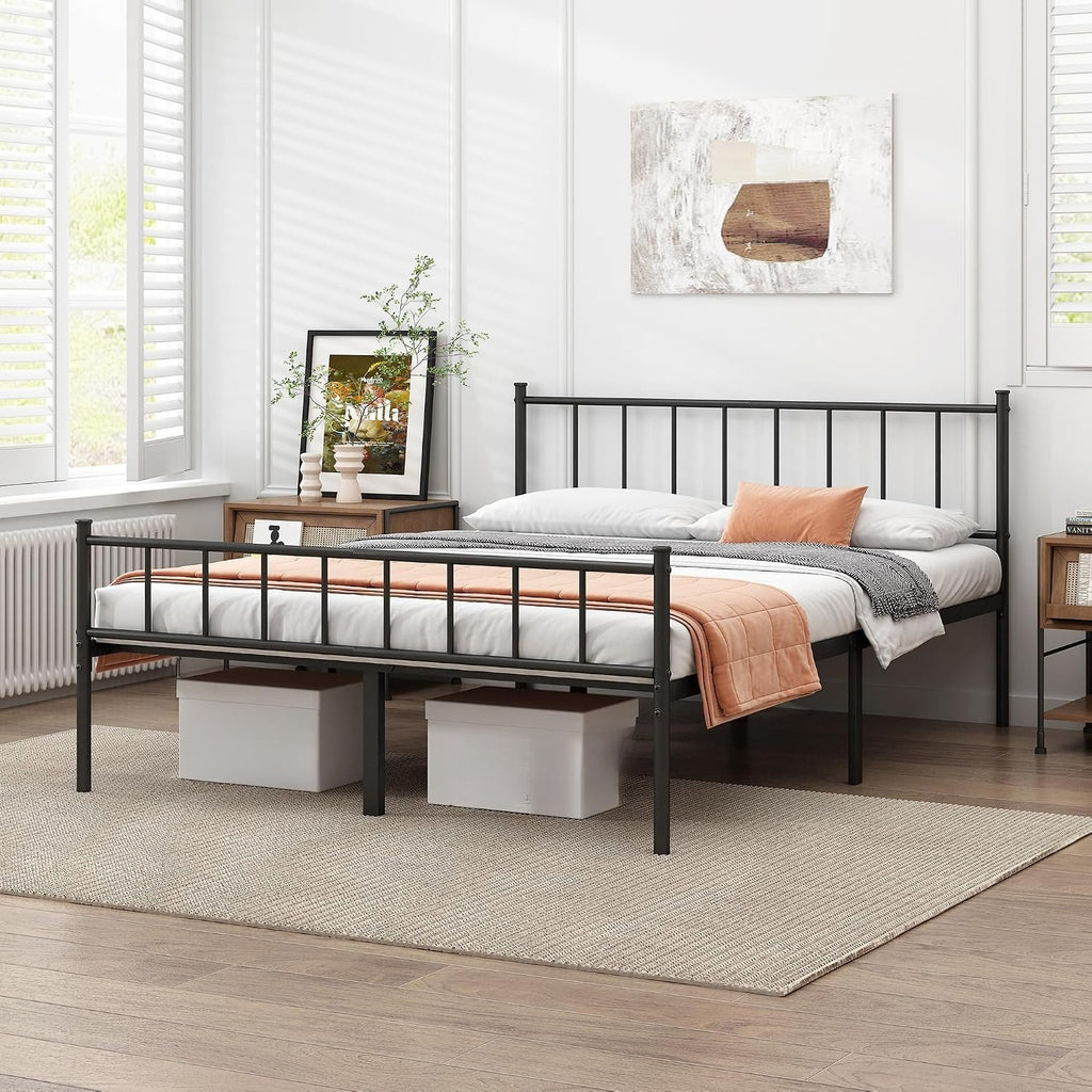 Queen Metal Underbed Storage Bed